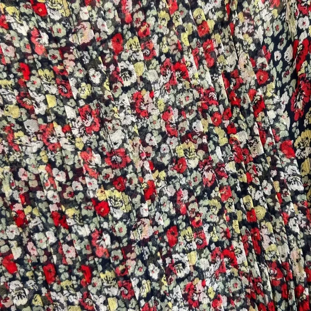 Juicy Couture Silk Felicity Floral Mini Dress in Cherry Size 0 NWT